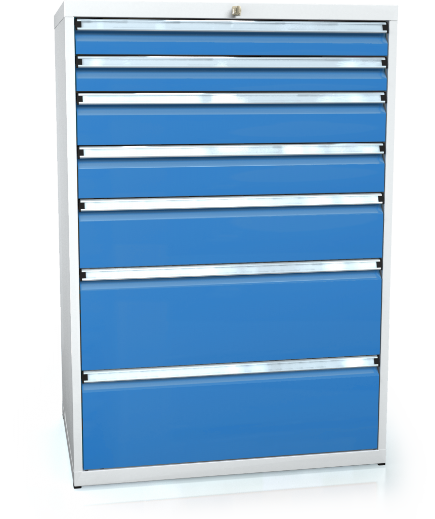 Drawer cabinet 1240 x 860 x 600 - 7x drawers